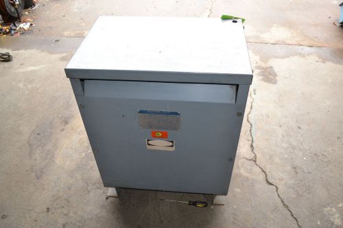 SQUARE D SORGEL 30T3H TRANSFORMER 3PH 480 TO 208/120V 30KVA