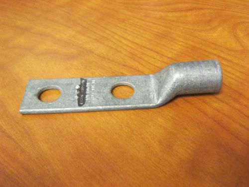 Burndy yag28l-2tc-ld, 4/0, 2 hole, 1/2&#034; hardware, 1-3/4&#034; spacing, short barrel for sale