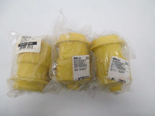 Lot 3 new bryant 72001-bc protective boot for 20a 30a yellow neoprene d328421 for sale