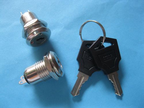 100 pcs key switch on/off lock switch 11.3x24mm s1203-8 for sale