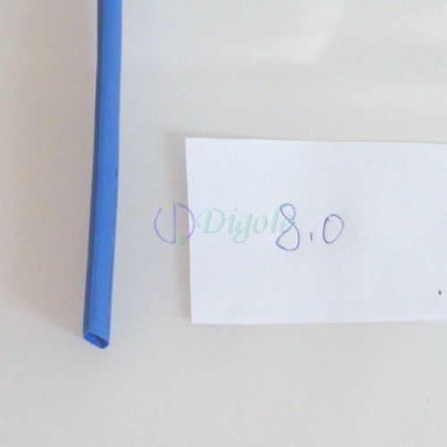 Heat Shrink Tubing Tube Diameter 8mm 5/16&#034; x 2m/6FT @Blue