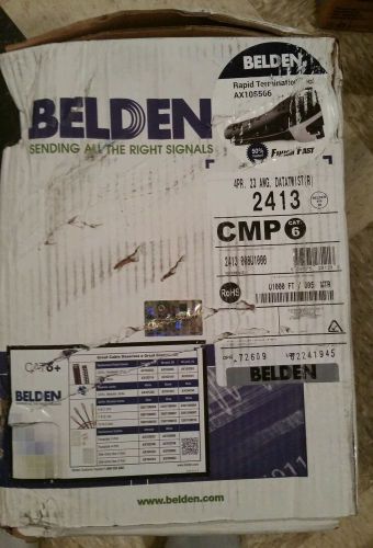 Belden 2413 Cat6 CMP Gray Datatwist 008U1000 1000&#039;