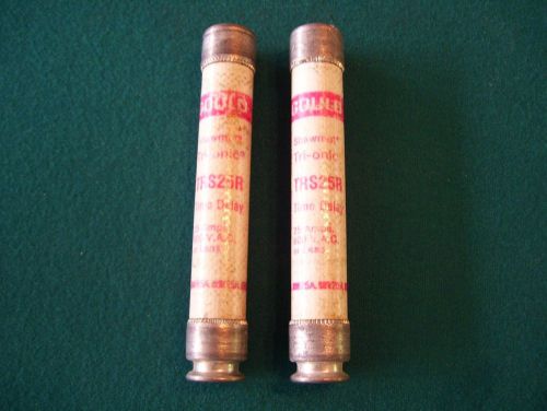 TWO - TRS25R GOULD FUSES - NEW OLD STOCK - FRSR25