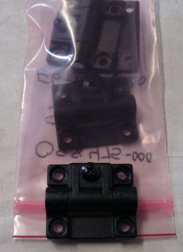 SOUTHCO E6-10-301-20 ADJUSTABLE HINGE,BLACK,SMALL (LOT OF 4)