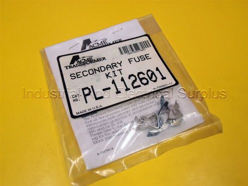 ACME Transformer SECONDARY FUSE KIT Cat. No. PL-112607 NEW!