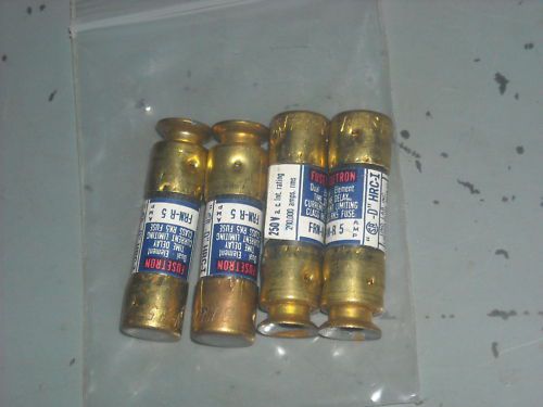 Fuses Buss  FRN-R-5   250volt  Lot of 4