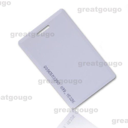 100pcs Long Range 1.0M Proximity RFID ID/EM Card 125Khz 1.9mm Thickness