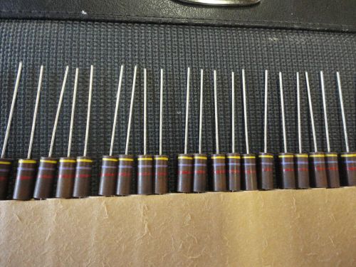 32PCS 4.7K-1W-20% CARBON COMP. MFG. SPEER 1WATT RESISTOR