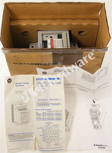 New allen bradley 160-aa12nsf1 /c ac smart speed controller 3ph 12a 5hp 240vac for sale