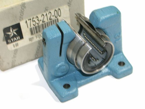 New star 3/4&#034; linear ball bearing open pillow block 1753-212-00 for sale