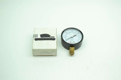 NEW WEKSLER UA25A4L 0-30PSI 2-1/2IN FACE 1/4IN NPT PRESSURE GAUGE D403294