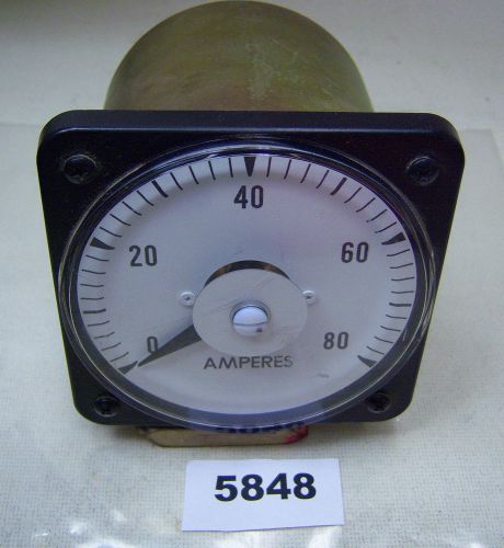 (5848) yokogawa 103121aepd panel meter 0-80 amps dc for sale