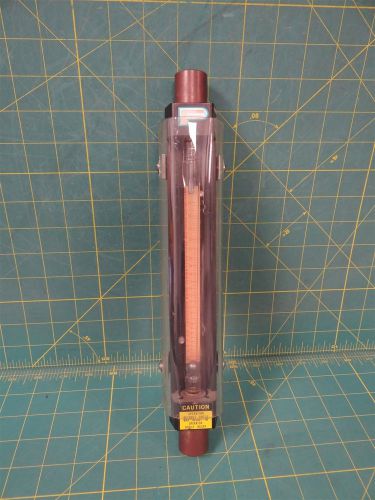 Fischer &amp; Porter Flowmeter w/ F&amp;P FP1/4-25-G-5/84 Flowrator Tube   (0 to 25)