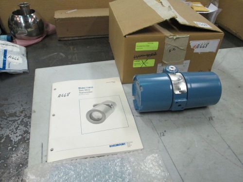 Rosemount 2-Wire Transmitter Mod #1181C-01-08 P/N 12648-03 45 VDC W/Manual (NIB)