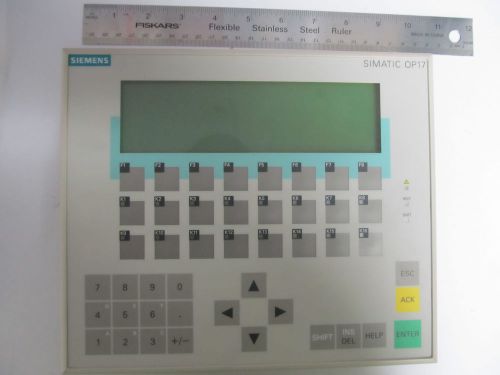 SIEMENS SIMATIC OP17 6AV3 617-1JC00-0AX1