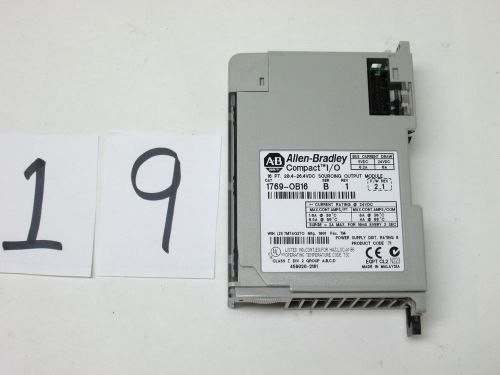 Allen-Bradley 1769-OB16 16 pt 20.4-26.4 VDC sourcing output module