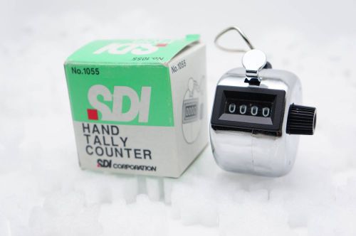 SDI HAND TALLY COUNTER METAL no:1055 ONE PIECE COLOR SILVER