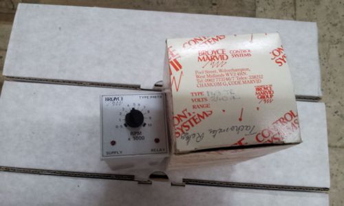 BROYCE P48TR TACHOMETER RELAY 230VAC  *NEW IN ORIGINAL BOX*