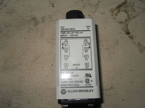 (O4-2) 1 NIB ALLEN BRADLEY 700-HS12BA1 TIMING RELAY