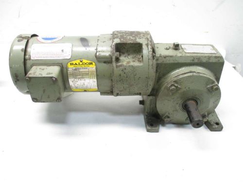 BALDOR VM3538 1/2HP 230/460V-AC 1725RPM 3PH AC GEAR 50:1 34.50RPM  MOTOR D428855