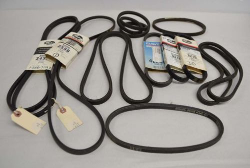 LOT 10 NEW GATES ASSORTED 4L240 4L590 4L210 4L430 V-BELT D354255