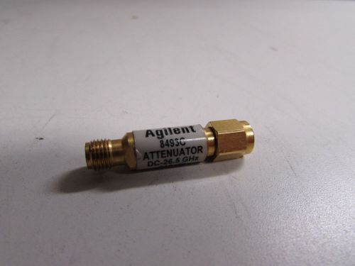 Agilent/Keysight 8493C Coaxial Fixed Attenuator, DC to 26.5 GHz, 10dB
