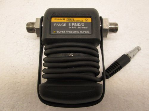 Fluke 700p23 differential pressure module 5 psid/g  34 kpa  340 mbar for sale