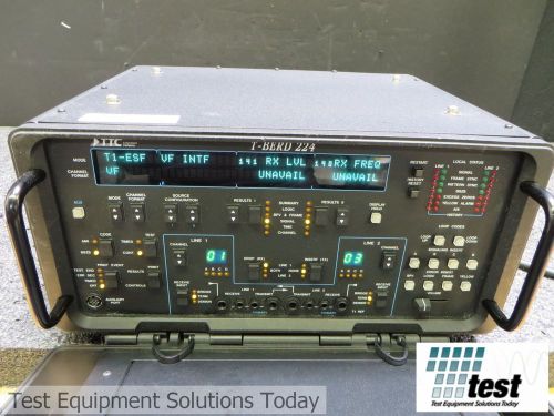 Acterna TTC JDSU TBerd 224 PCM Analyzer ID#25429 DR with 41500,42659,41502