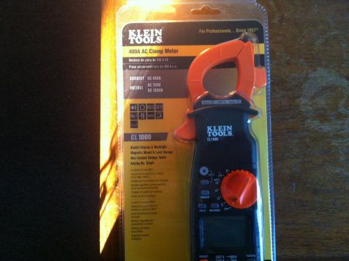 Klein tools 400a ac clamp meter cl1000 -new- for sale