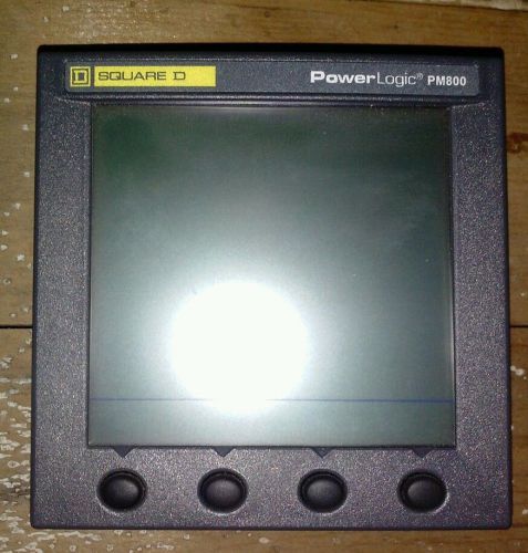 Square D PowerLogic PM800 display screen
