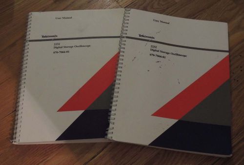 Tektronix 2232 Operator User Manual Original Good Condition