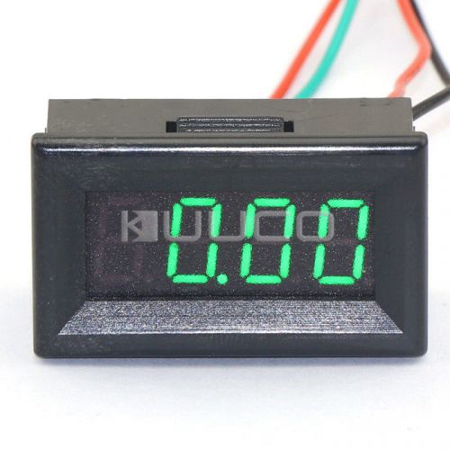 0.36&#034;Digital Amperage Measure Current Tester 0-300A Digital DC Ammeter Green LED