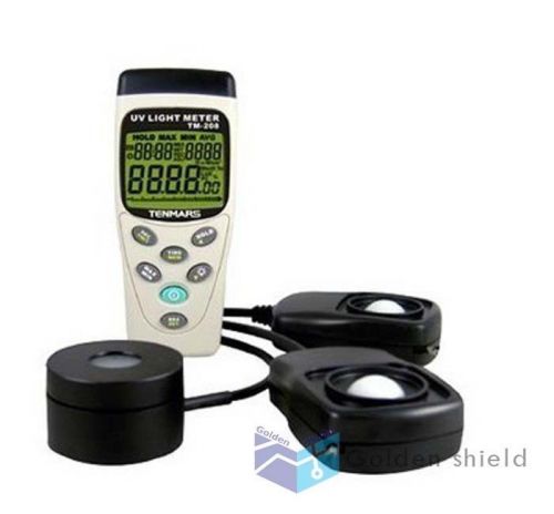 TENMARS TM-208 UVA Solar Power Illumination Light Meter