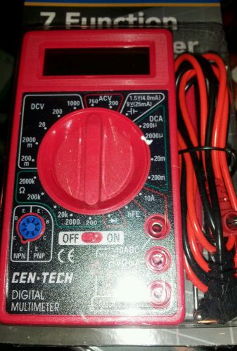 cen-tech 7 function multi tester