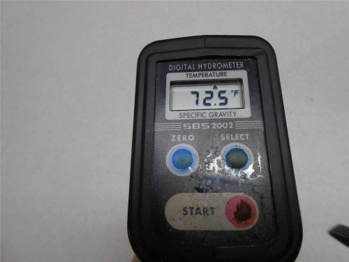 STORGE BATTERY SYSTEM SBS-2002 DIGITAL HYDROMETER FOR BATTER TESTING CELCIUS