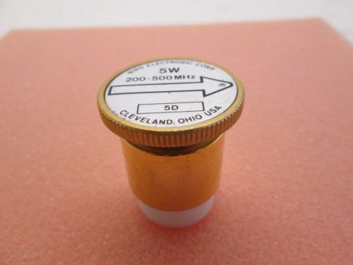 Bird 5d wattmeter element / slug 5w 200-500mhz for sale