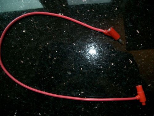 BNC to Banana Plug Cable, 17&#034;, red, highly unusual