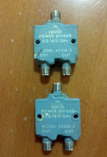 Narda Power Divider 5-18 Ghz model 4326b-2