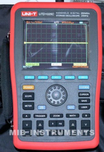 New UNI-T Handheld Digital Oscilloscopes 25MHz UTD1025C