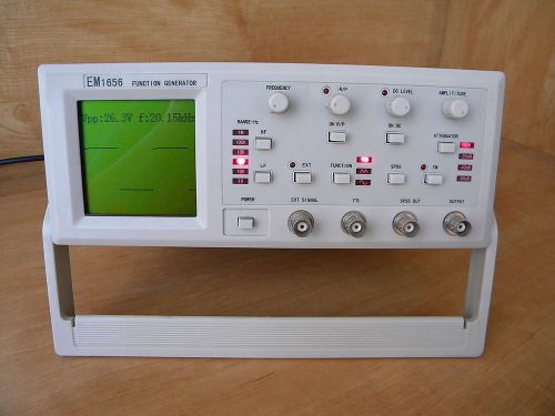 EM1656 10MHz Function Generator with Waveform Display, price cut!!!