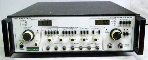 WAVETEK 907A 7-12.4GHz SIGNAL GENERATOR P/N 907A-GPIB