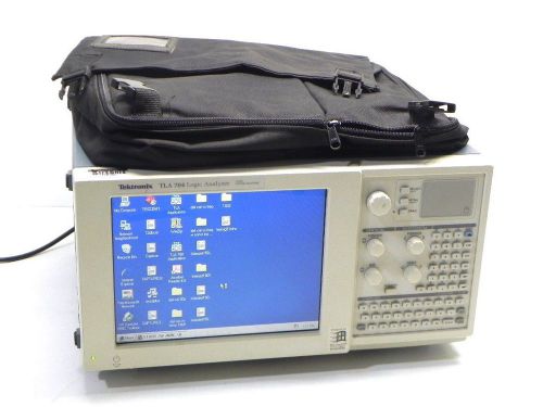 Tektronix tla704 logic analyzer color portable mainframe for sale