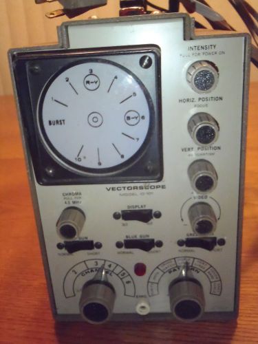 VTG Heathkit Vectorscope 10-101 Television Calibration Color Chrominance