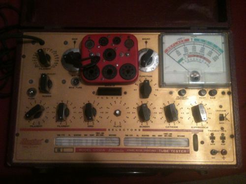 Vintage Hickok Tube Tester Model 6000a