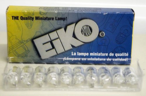 NEW 10 PCS LOT EIKO MINIATURE LAMP 400 28V .1A/T3-1/4 Wedge Base Lamp Bulb