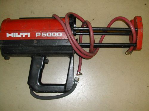 Hilti P5000 PNEUMATIC DISPENSER for 2 part epoxy CAULKING GUN ADHESIVE, WORKS