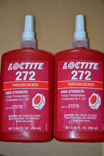 Loctite 27270 250Ml Threadlocker 272 Hi Temp Hi Strength (2 bottles!!)