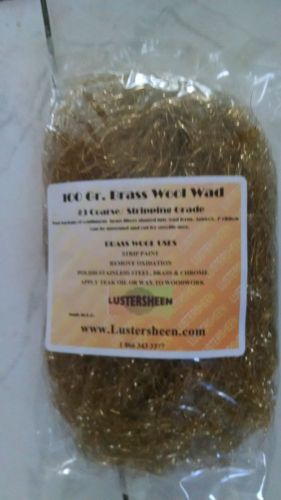 Brass wool 3.5 oz skein - coarse for sale