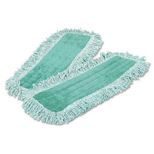 Rubbermaid® Commercial Dust Pad w/Fringe, Microfiber, 18&#034; Long, Green