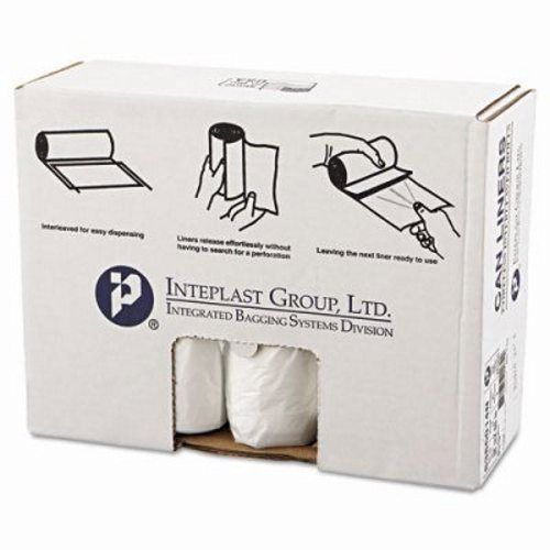 60 Gallon Natural Trash Bags, 38x60, 14mic, 200 Bags (IBS S386014N)